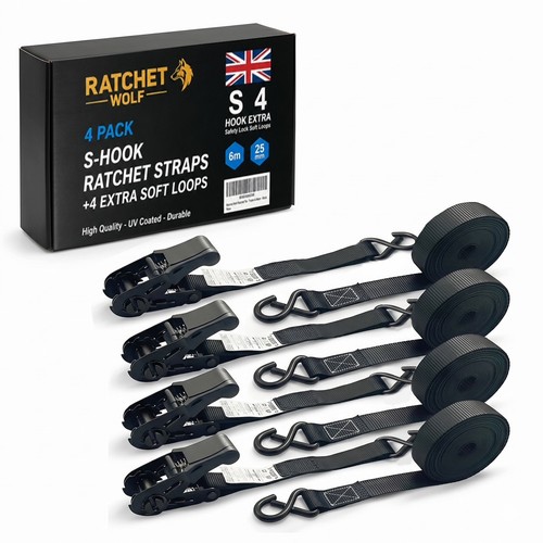 Professional ratchet straps - 4x,