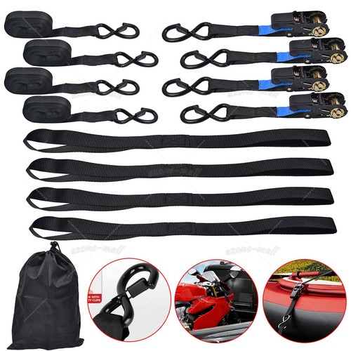 4pcs ratchet tie - down, straps