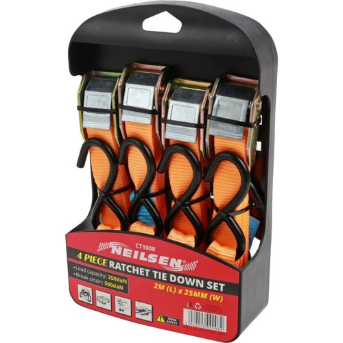 Neilsen 4pc ratchet tie - ratchet,