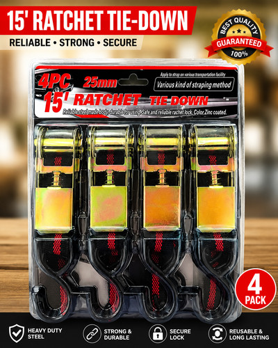 Heavy duty ratchet tie down - duty,