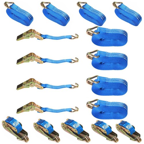 Ratchet straps tie down - straps, 2x