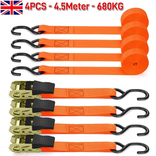 Heavy duty ratchet tie down - 4x,