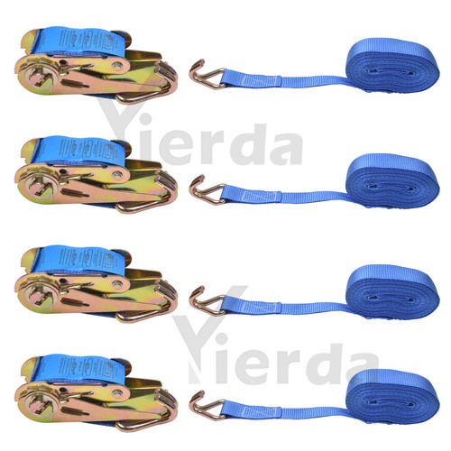 Set ratchet straps tie down - 4,