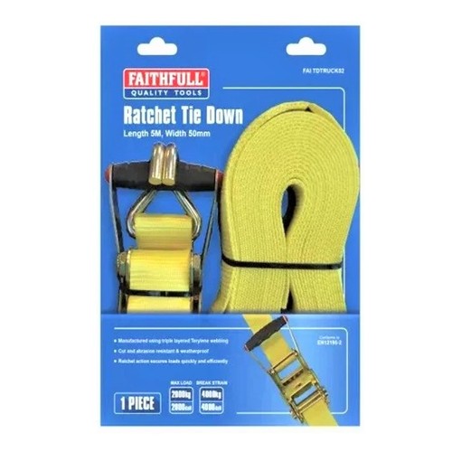Ratchet tie down strap 2000kg - ratchet,