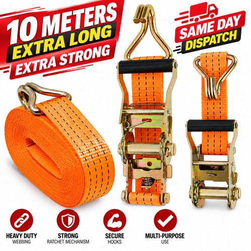 50mm heavy duty ratchet strap - 50mm,
